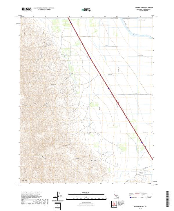 USGS Topographic Map – Chounet Ranch