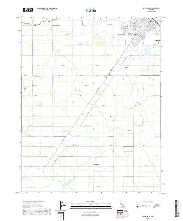 USGS Topographic Map – Chowchilla