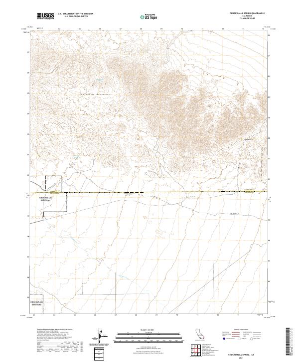 USGS Topographic Map – Chuckwalla Spring