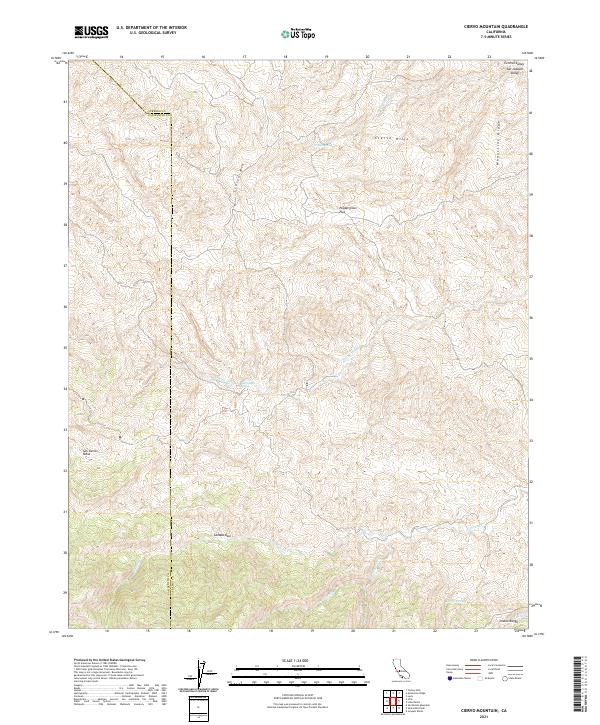 USGS Topographic Map – Ciervo Mountain