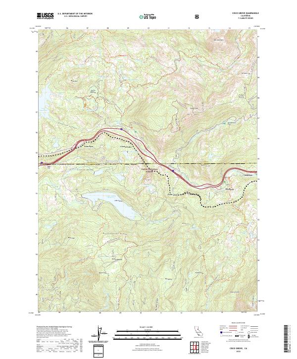 USGS Topographic Map – Cisco Grove