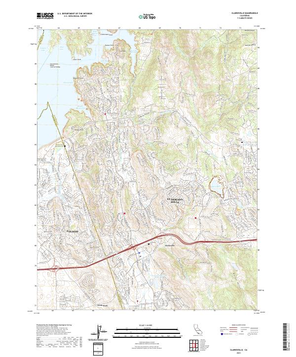 USGS Topographic Map – Clarksville