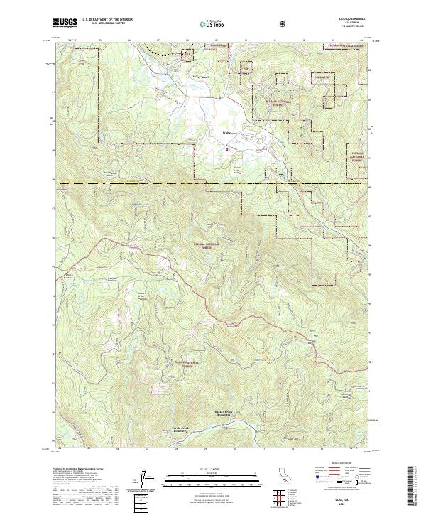 USGS Topographic Map – Clio