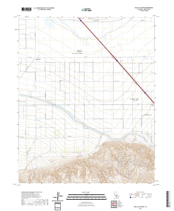 USGS Topographic Map – Coal Oil Canyon