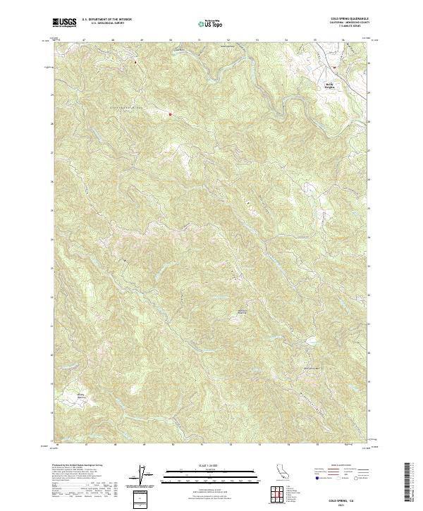 USGS Topographic Map – Cold Spring