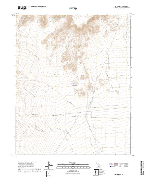 USGS Topographic Map – Colton Well