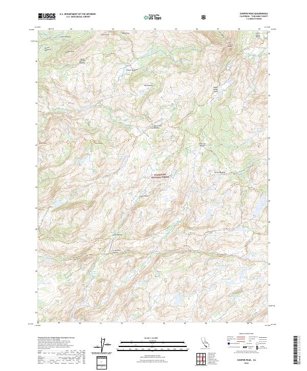 USGS Topographic Map – Cooper Peak