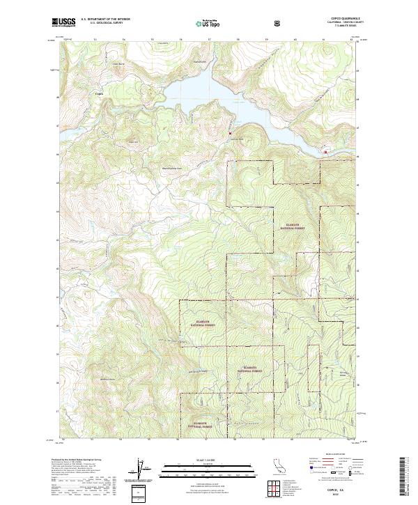 USGS Topographic Map – Copco