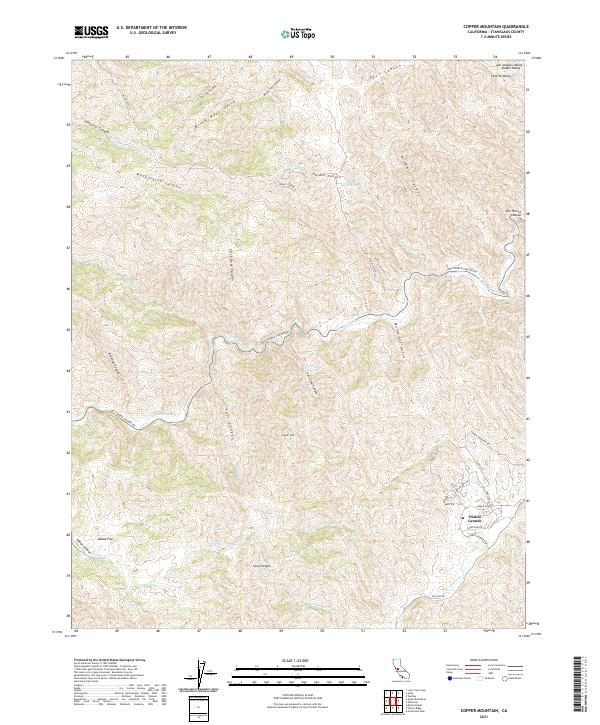USGS Topographic Map – Copper Mountain