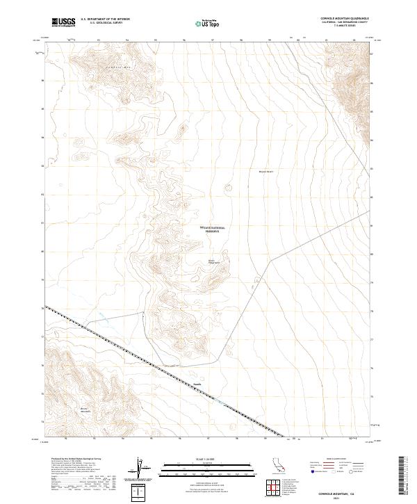 USGS Topographic Map – Cowhole Mountain