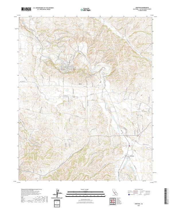 USGS Topographic Map – Creston