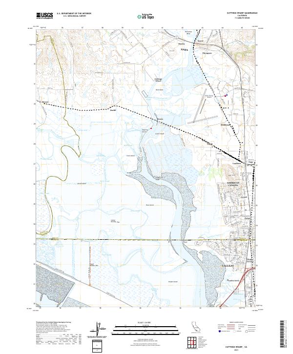 USGS Topographic Map – Cuttings Wharf