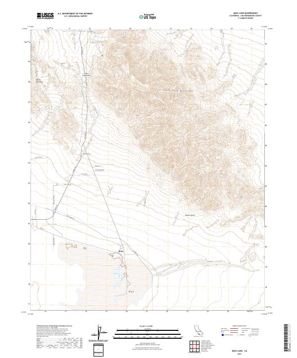 USGS Topographic Map – Dale Lake