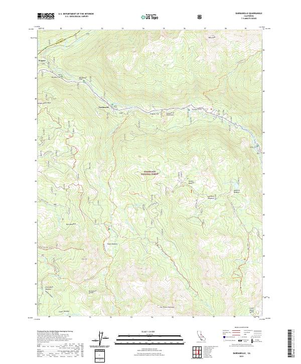 USGS Topographic Map – Dardanelle