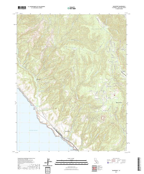 USGS Topographic Map – Davenport