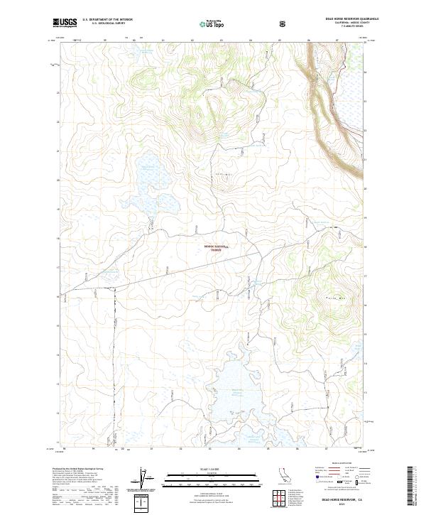 USGS Topographic Map – Dead Horse Reservoir