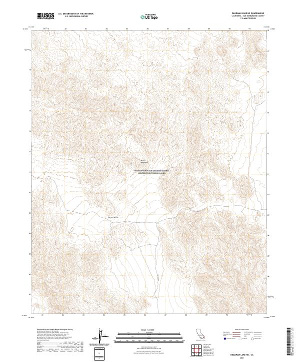 USGS Topographic Map – Deadman Lake NE