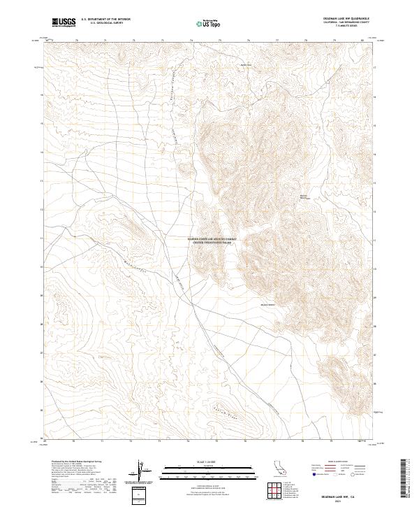 USGS Topographic Map – Deadman Lake NW