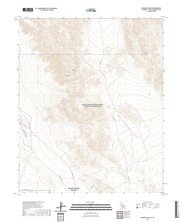 USGS Topographic Map – Deadman Lake SE