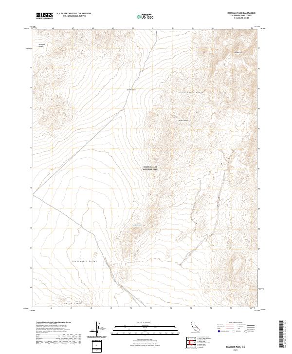 USGS Topographic Map – Deadman Pass