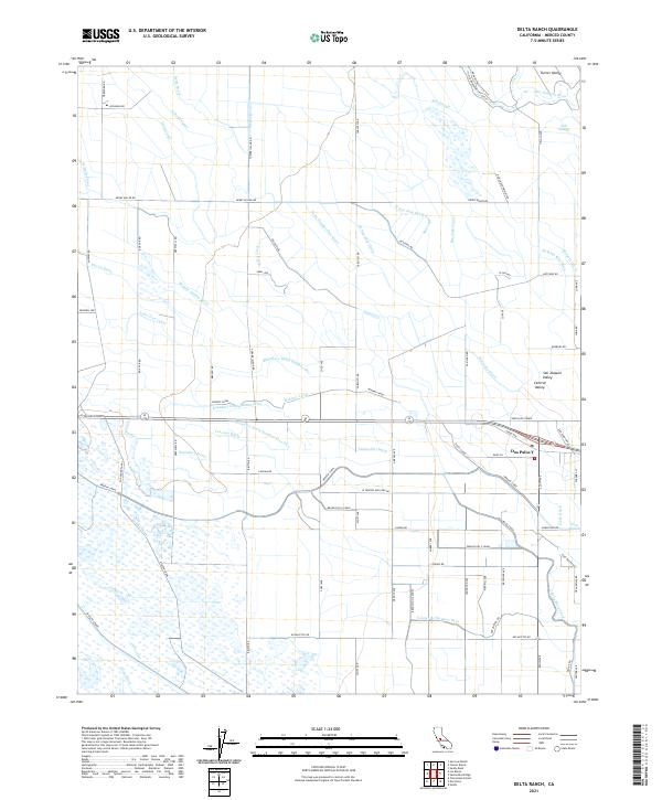 USGS Topographic Map – Delta Ranch