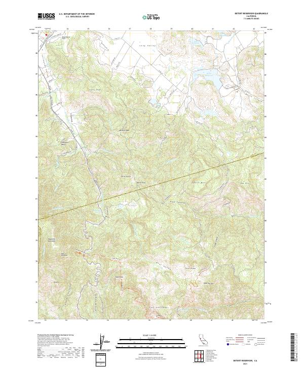 USGS Topographic Map – Detert Reservoir