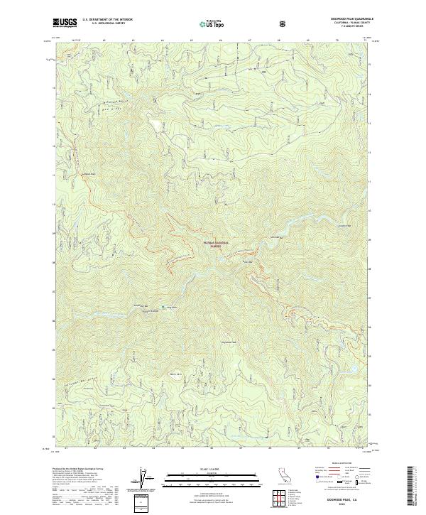 USGS Topographic Map – Dogwood Peak