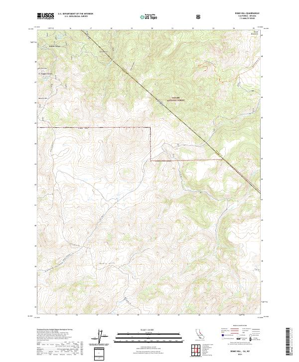 USGS Topographic Map – Dome Hill