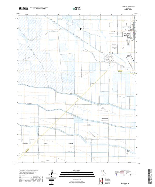 USGS Topographic Map – Dos Palos