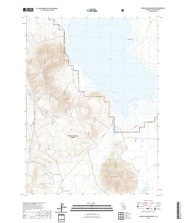 USGS Topographic Map – Double Head Mountain