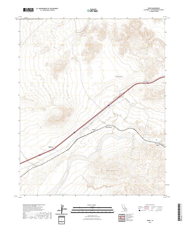 USGS Topographic Map – Dunn