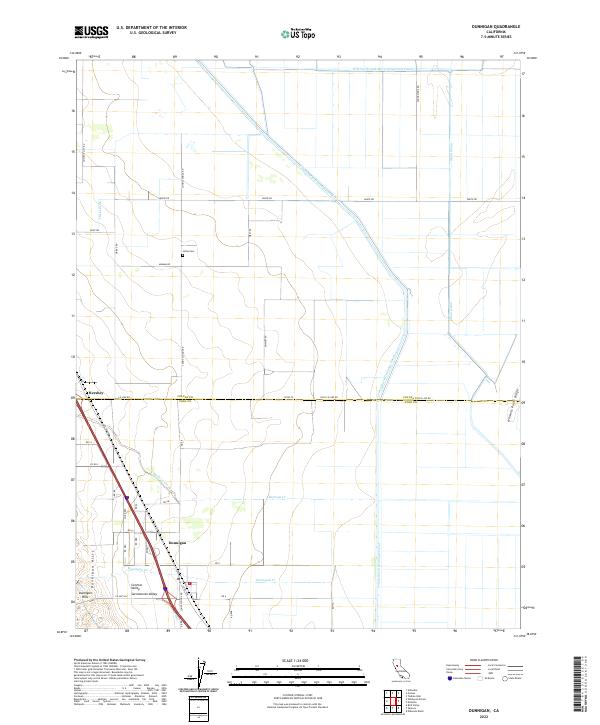 USGS Topographic Map – Dunnigan