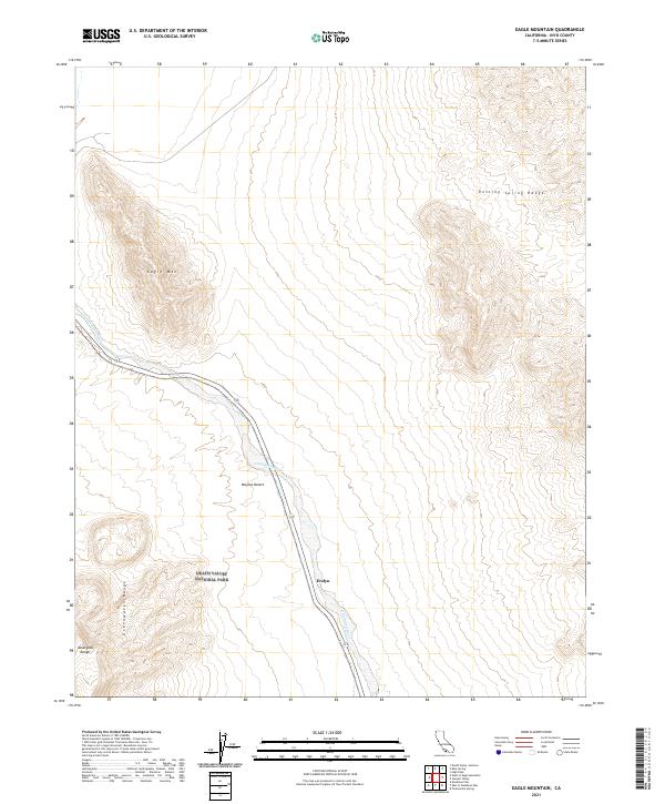 USGS Topographic Map – Eagle Mountain