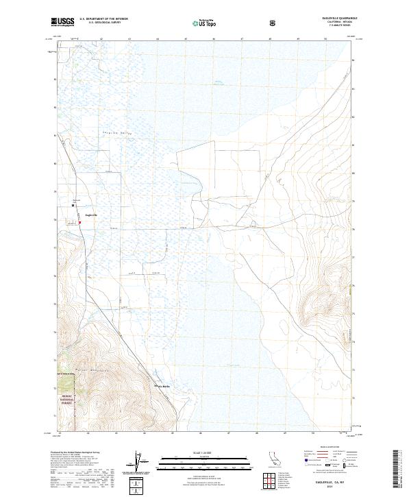 USGS Topographic Map – Eagleville