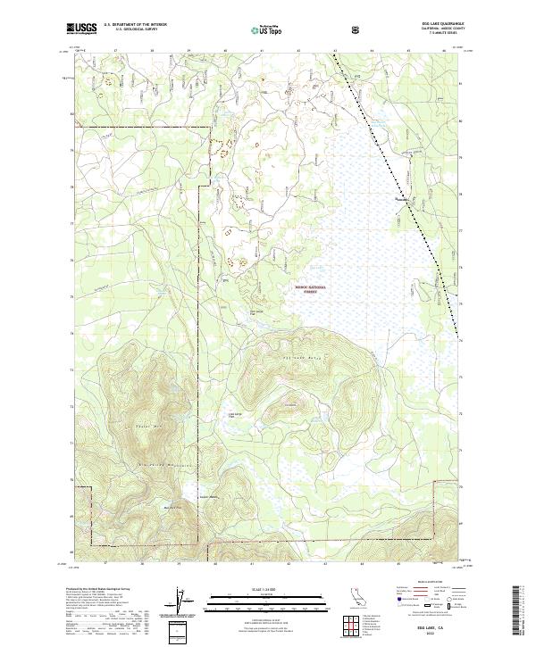 USGS Topographic Map – Egg Lake