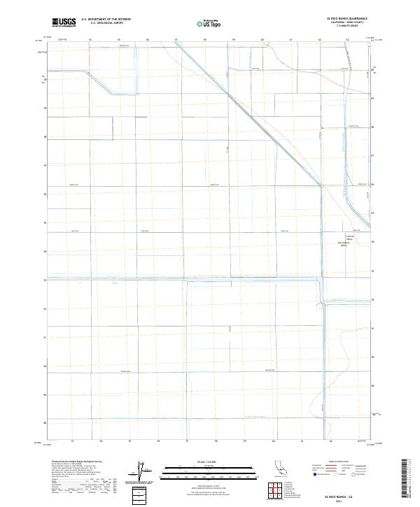 USGS Topographic Map – El Rico Ranch