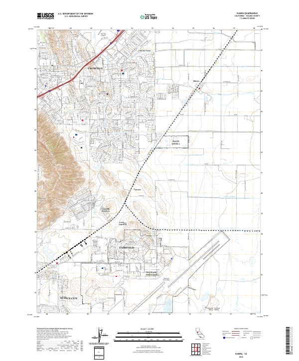 USGS Topographic Map – Elmira