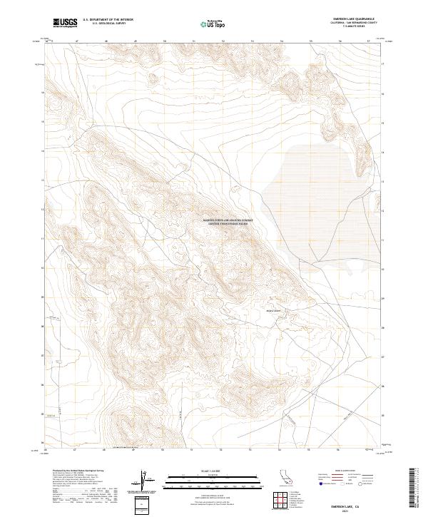 USGS Topographic Map – Emerson Lake