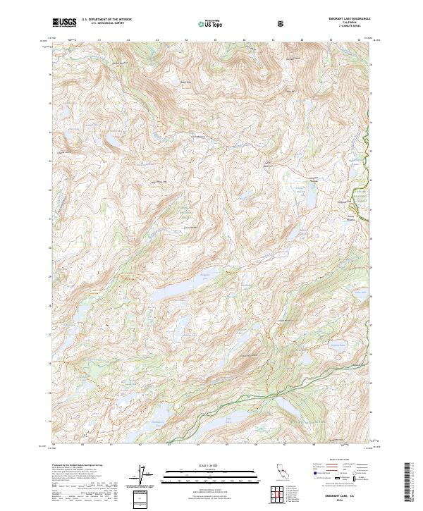 USGS Topographic Map – Emigrant Lake