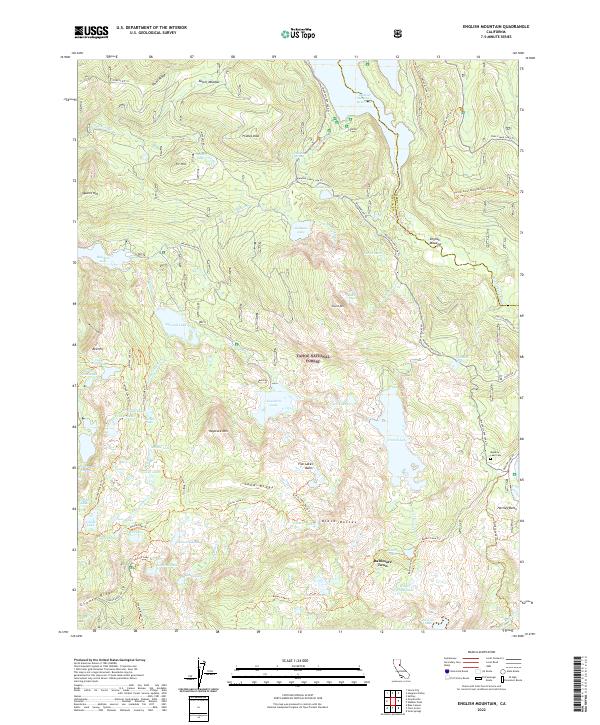 USGS Topographic Map – English Mountain