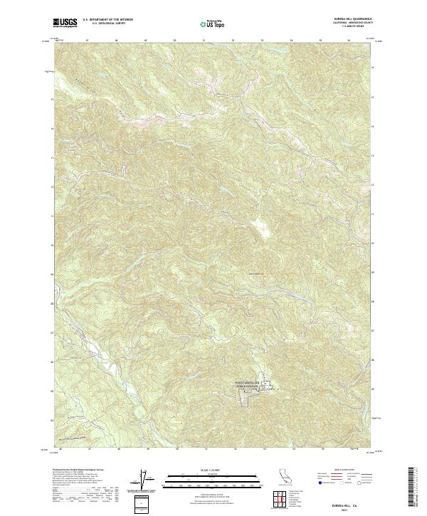 USGS Topographic Map – Eureka Hill