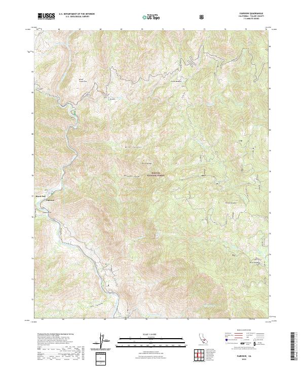 USGS Topographic Map – Fairview