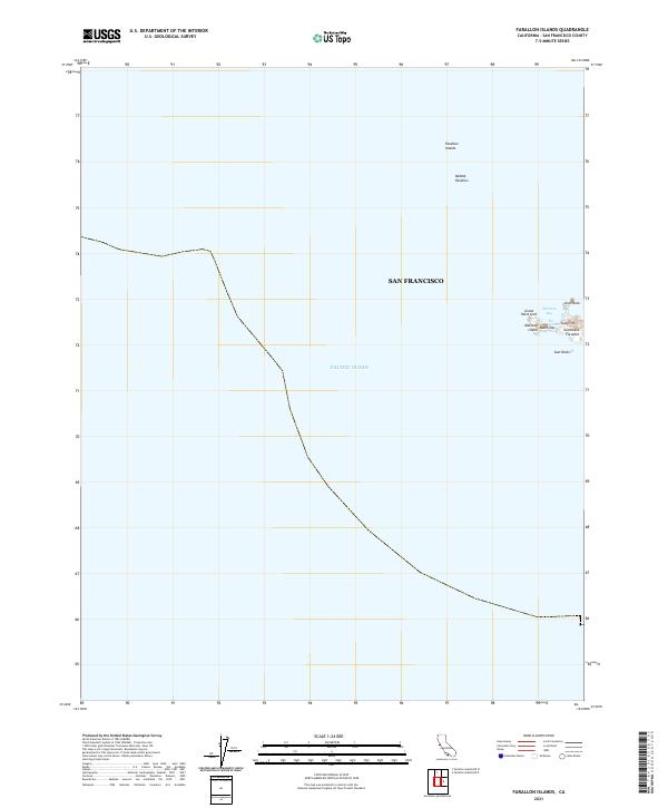 USGS Topographic Map – Farallon Islands