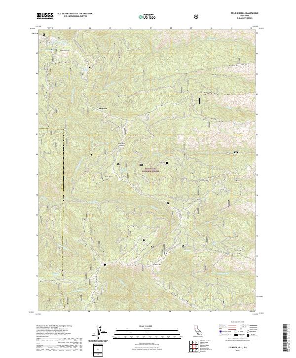 USGS Topographic Map – Felkner Hill