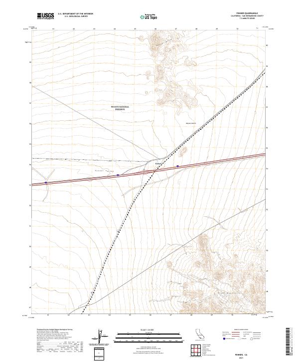 USGS Topographic Map – Fenner