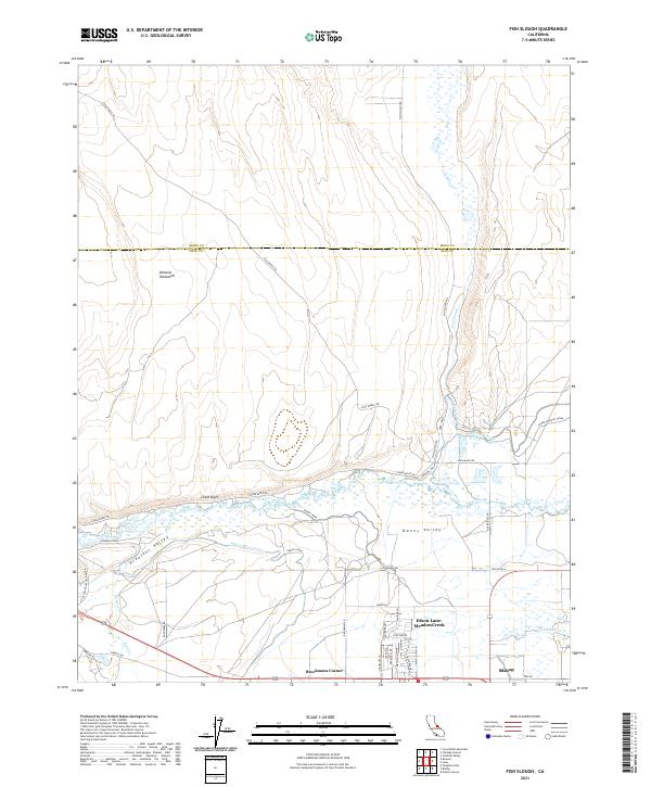 USGS Topographic Map – Fish Slough