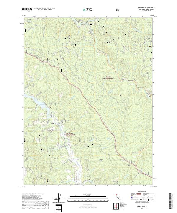 USGS Topographic Map – Forest Glen
