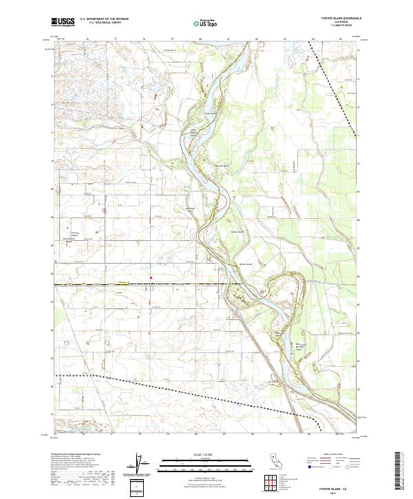 USGS Topographic Map – Foster Island