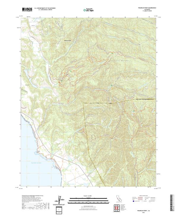 USGS Topographic Map – Franklin Point