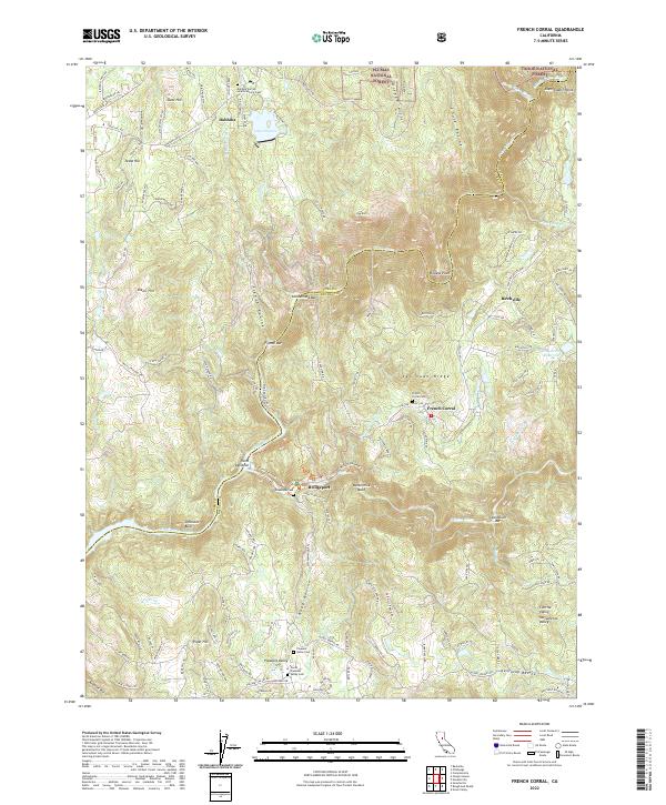 USGS Topographic Map – French Corral